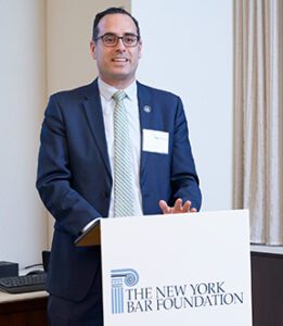 Honorable Adam Silvera, Deputy Chief Administrative Judge for New York City Courts, gives special remarks.